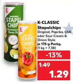 Kaufland K-classic stapelchips Angebot