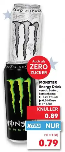 Kaufland Monster energy drink Angebot