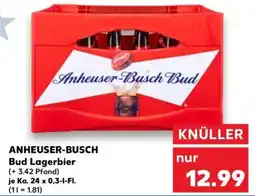 Kaufland Anheuser-Busch Bud Lagerbier Angebot