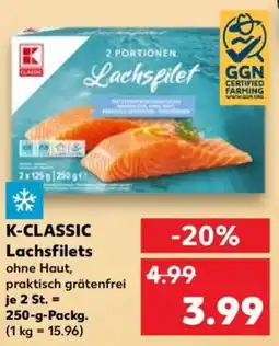 Kaufland K-classic lachsfilets Angebot
