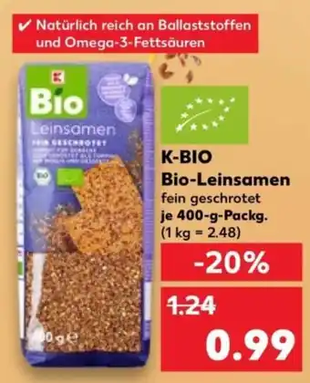 Kaufland K-BIO Bio-Leinsamen Angebot