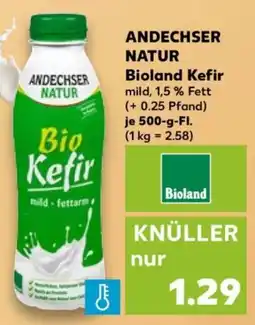 Kaufland Andechser natur bioland kefir Angebot