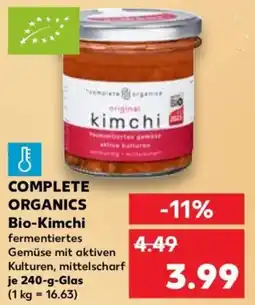 Kaufland Complete organics bio-kimchi Angebot