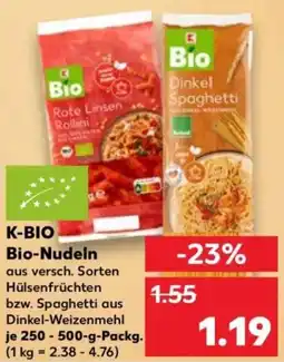 Kaufland K-bio bio-nudeln Angebot