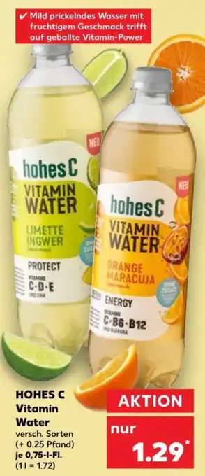 Kaufland Hohes c vitamin water Angebot