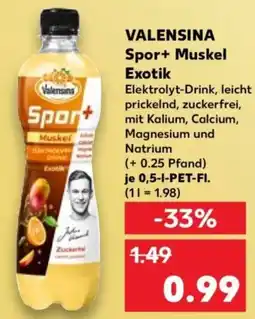 Kaufland Valensina spor+ muskel exotik Angebot