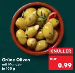 Kaufland Grüne Oliven mit Mandeln Angebot