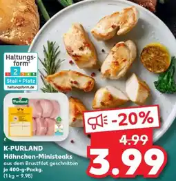 Kaufland K-purland Hähnchen-Ministeaks Angebot