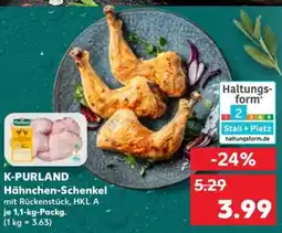 Kaufland K-purland Hähnchen-Schenkel Angebot