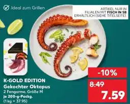 Kaufland K-gold edition gekochter oktopus Angebot