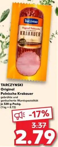 Kaufland Tarczynski original polnische krakauer Angebot