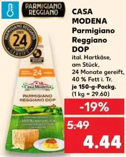 Kaufland Casa modena parmigiano reggiano DOP Angebot