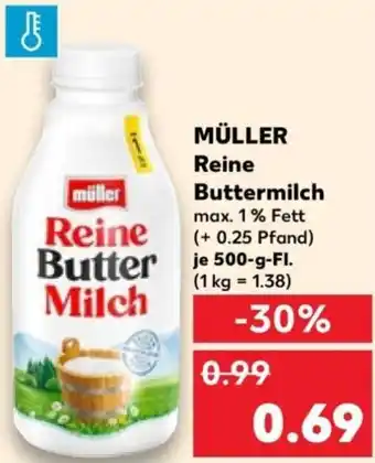 Kaufland MÜLLER Reine Buttermilch Angebot