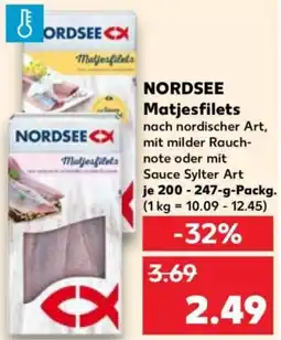 Kaufland Nordsee matjesfilets Angebot