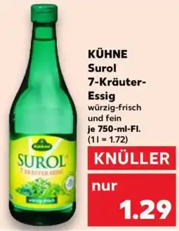 Kaufland KÜHNE Surol 7-Kräuter Essig Angebot