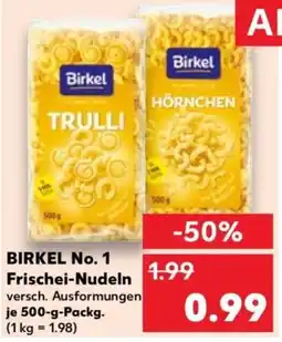 Kaufland Birkel no. 1 frischei-nudeln Angebot