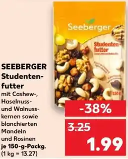 Kaufland Seeberger studentenfutter Angebot