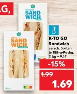 Kaufland K-to go sandwich Angebot