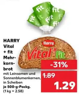 Kaufland Harry Vital + fit Mehrkornbrot Angebot