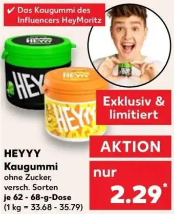 Kaufland HEYYY Kaugummi Angebot