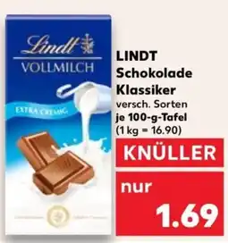 Kaufland LINDT Schokolade Klassiker Angebot
