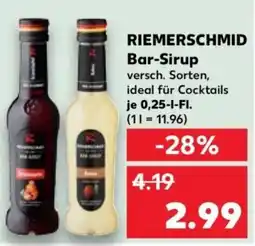 Kaufland Riemerschmid bar-sirup Angebot