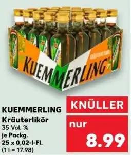 Kaufland Kuemmerling kräuterlikör Angebot