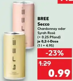 Kaufland Bree secco Angebot