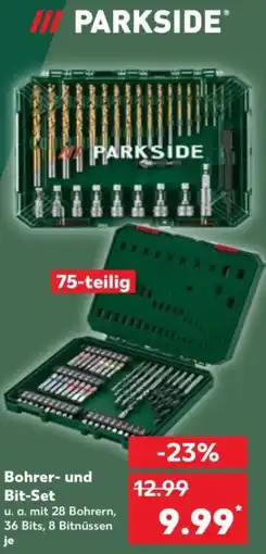 Kaufland PARKSIDE Bohrer- und Bit-Set Angebot