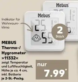 Kaufland MEBUS Thermo-/ Hygrometer 11332 Angebot