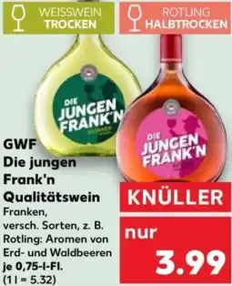 Kaufland GWF Die jungen Frank'n Qualitätswein Angebot