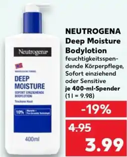 Kaufland NEUTROGENA Deep Moisture Bodylotion Angebot