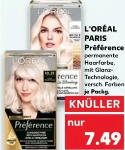Kaufland L'ORÉAL PARIS Préférence Angebot