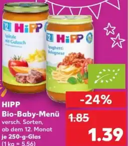 Kaufland HIPP Bio-Baby-Menü Angebot