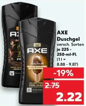 Kaufland AXE Duschgel Angebot