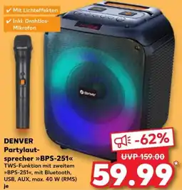 Kaufland DENVER Partylautsprecher BPS-251 Angebot