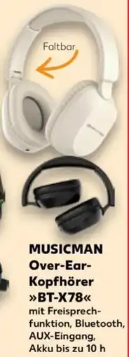 Kaufland MUSICMAN Over-Ear Kopfhörer BT-X78 Angebot