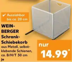 Kaufland WEINBERGER Schrank Schiebekorb Angebot