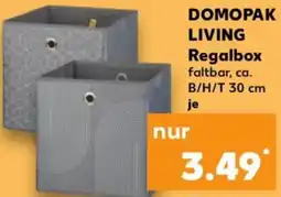 Kaufland DOMOPAK LIVING Regalbox Angebot