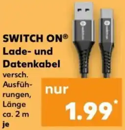 Kaufland SWITCH ON Lade- und Datenkabel Angebot