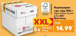 Kaufland Kopierpapier go copy XXL Angebot