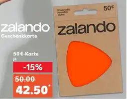 Kaufland Zalando Geschenkkarte Angebot