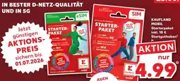 Kaufland KAUFLAND MOBIL Starterpaket Angebot
