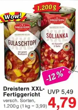 Wiglo Wunderland Dreistern XXL- Fertiggericht Angebot