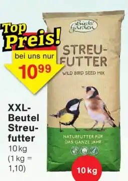 Wiglo Wunderland Bird's garden XXL- Beutel Streufutter Angebot