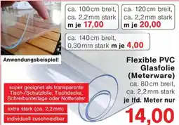 Wiglo Wunderland Flexible PVC Glasfolie (Meterware) Angebot