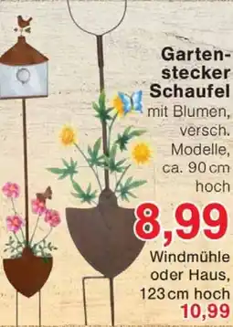 Wiglo Wunderland Garten-Deko Gartenstecker Schaufel Angebot
