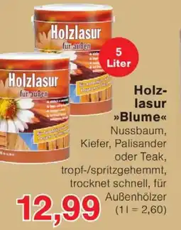 Wiglo Wunderland Holzlasur Blume Angebot