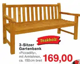 Wiglo Wunderland 3-Sitzer Gartenbank Angebot