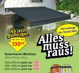 Wiglo Wunderland Gelenkarm-Markise 350x250 cm Angebot